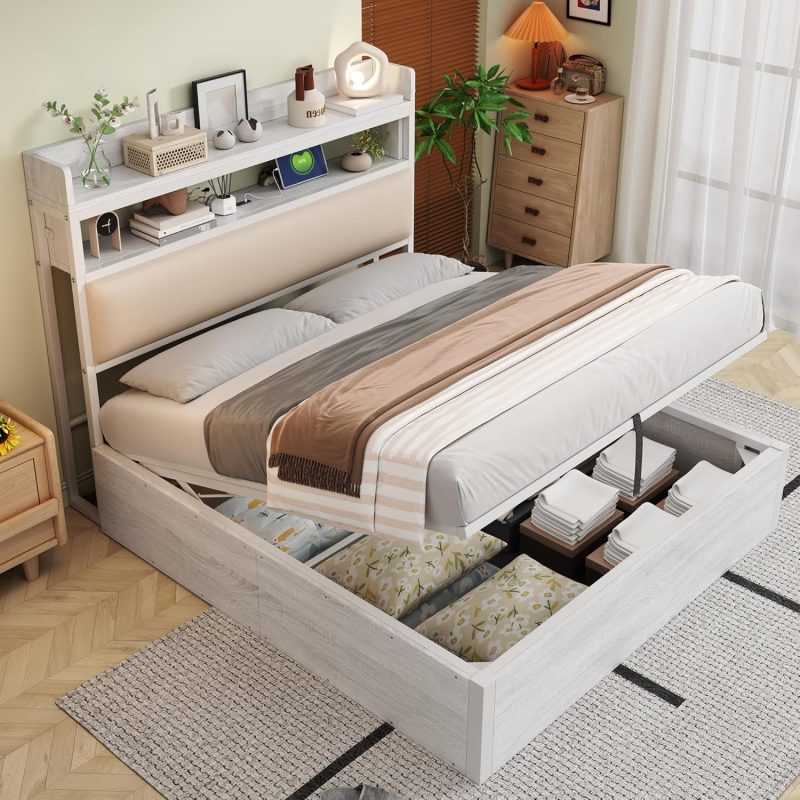 Tapecirani krevet Mobettres white 140x200cm