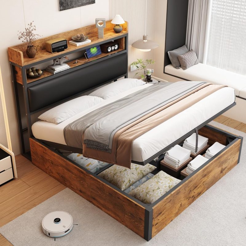 Tapecirani krevet Mobettres black 140x200cm