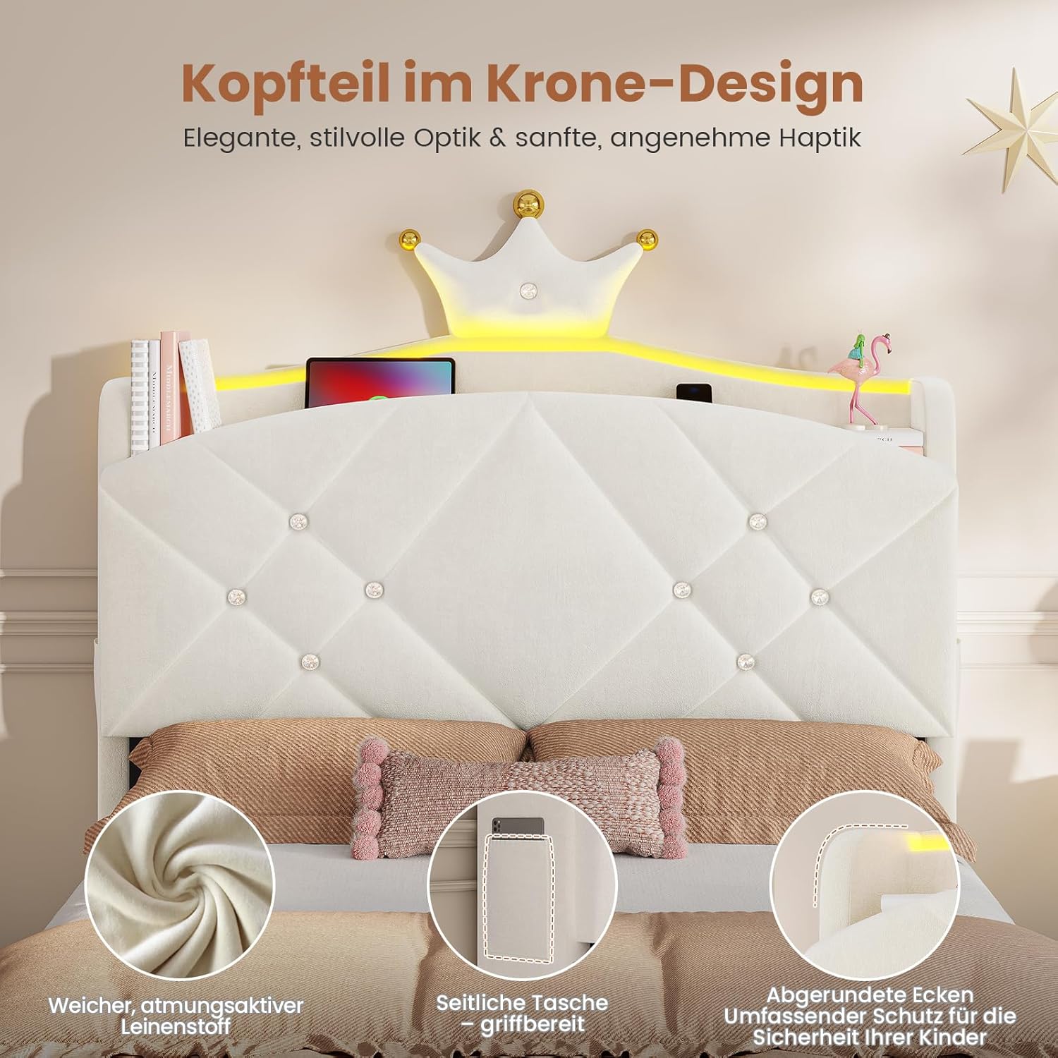 AOGLLATI Bella dječji krevet 90 x 200 cm - Slika 4