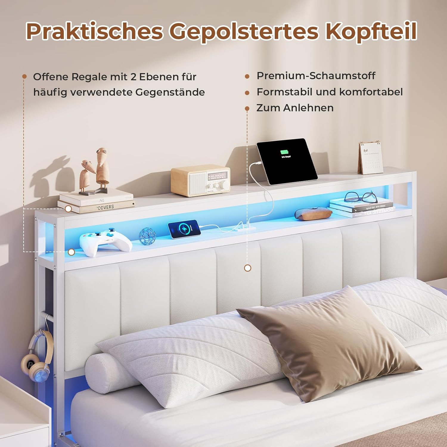 AOGLLATI Aurora krevet 140 x 200 cm - Slika 4