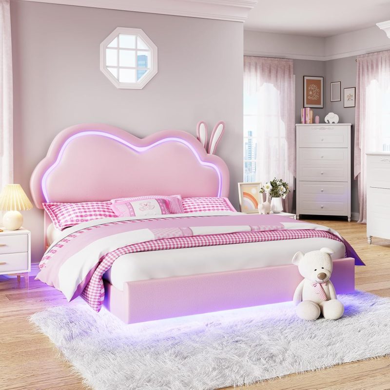 LUXOAK Pink dječji krevet 90 x 200 cm