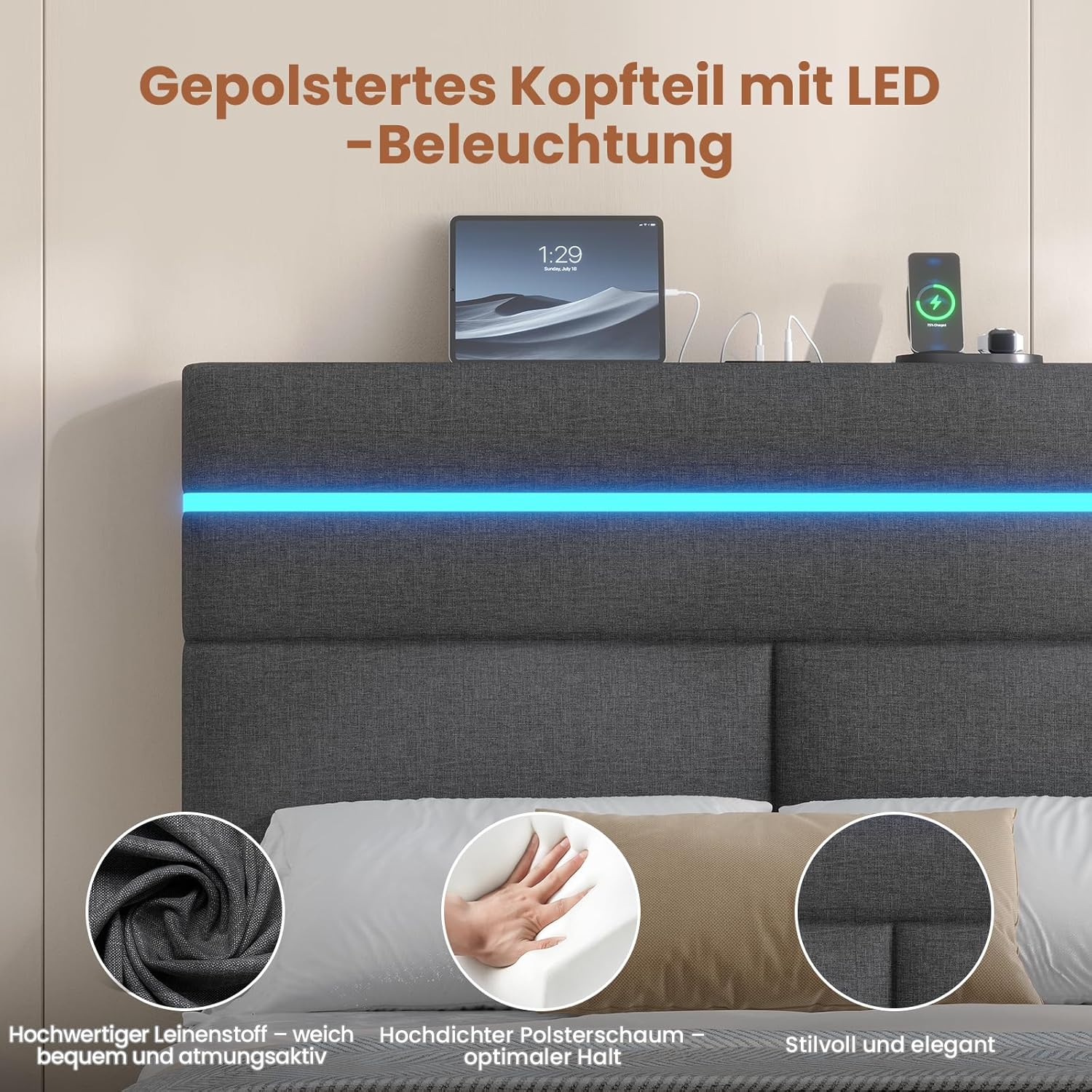 AOGLLATI Moon krevet 90 x 200 cm - Slika 4